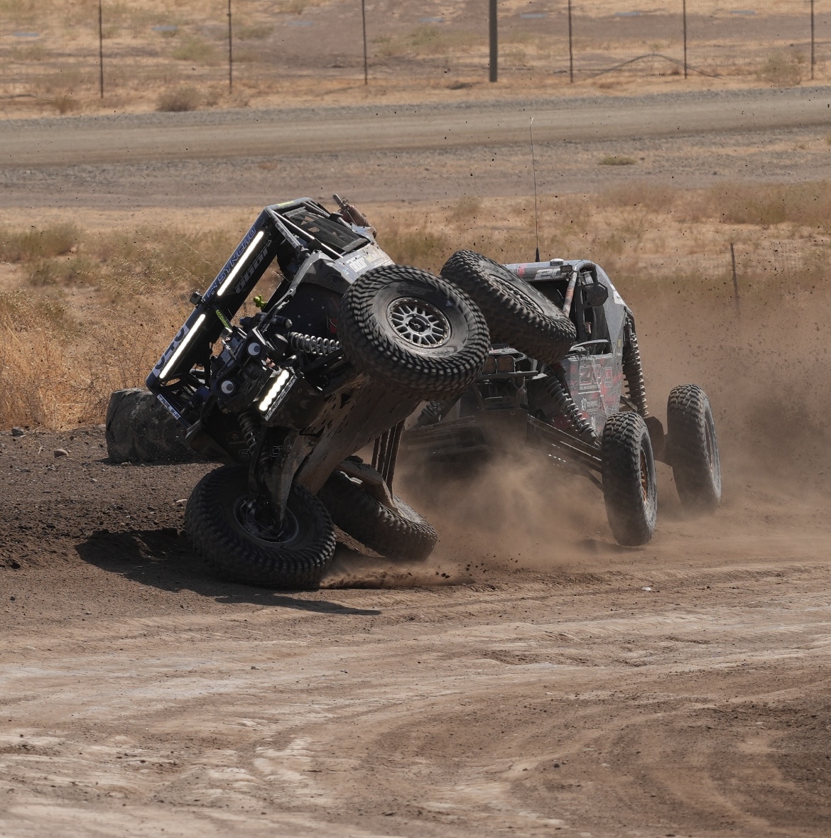 In Car Offroad Racing POV Crash at the Ultra4 USA Norcal Joker